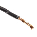 RS PRO Black 16 mm² Hook Up Wire, 7/1.7 mm, 100m