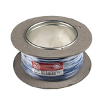RS PRO Blue 0.2 mm² Hook Up Wire, 24 AWG, 7/0.2 mm, 100m, PVC Insulation