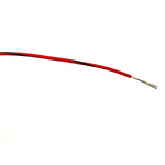 RS PRO Black/Red 0.2 mm² Hook Up Wire, 24 AWG, 7/0.2 mm, 100m, PVC Insulation