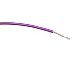 RS PRO Purple/Red 0.5 mm² Hook Up Wire, 20 AWG, 16/0.2 mm, 100m, PVC Insulation