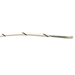 RS PRO Black/White 0.5 mm² Hook Up Wire, 20 AWG, 16/0.2 mm, 100m, PVC Insulation