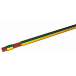 RS PRO Green/Yellow 10 mm² Hook Up Wire, 8 AWG, 100m, PVC Insulation