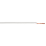 RS PRO White 0.75 mm² Hook Up Wire, 18 AWG, 100m, PVC Insulation