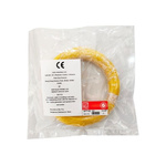 RS PRO Yellow 0.2 mm² Hook Up Wire, 24 AWG, 1/0.51 mm, 50m, ETFE Insulation