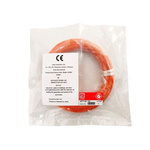 RS PRO Orange 0.2 mm² Hook Up Wire, 24 AWG, 1/0.51 mm, 50m, ETFE Insulation