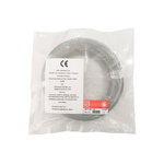 RS PRO Grey 0.2 mm² Hook Up Wire, 24 AWG, 1/0.51 mm, 50m, ETFE Insulation