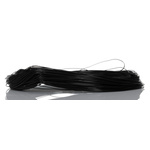 RS PRO Black 0.05 mm² Hook Up Wire, 30 AWG, 1/0.25 mm, 50m, ETFE Insulation