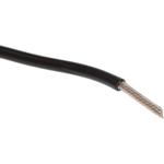 RS PRO Black 1.32 mm² Hook Up Wire, 16 AWG, 1C, 305m, PVC Insulation