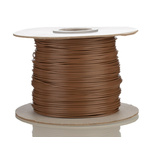 RS PRO Brown 0.81 mm² Hook Up Wire, 18 AWG, 1C, 305m, PVC Insulation