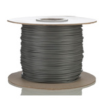 RS PRO Grey 0.81 mm² Hook Up Wire, 18 AWG, 1C, 305m, PVC Insulation