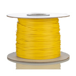 RS PRO Yellow 0.81 mm² Hook Up Wire, 18 AWG, 1C, 305m, PVC Insulation