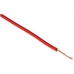 RS PRO Red 0.52 mm² Hook Up Wire, 20 AWG, 270/0.05 mm, 100m, Silicone Rubber Insulation