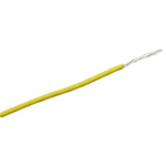 RS PRO Yellow 2.5 mm² Hook Up Wire, 462/0.08 mm, 5m, Silicone Rubber Insulation