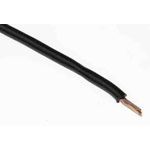 RS PRO Black 1.5 mm² Hook Up Wire, 16 AWG, 30/0.2 mm, 305m