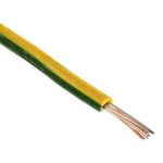 RS PRO Green/Yellow 1.5 mm² Hook Up Wire, 16 AWG, 30/0.2 mm, 305m
