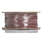 RS PRO Brown 0.5 mm² Hook Up Wire, 20 AWG, 1/0.8 mm, 100m, PVC Insulation