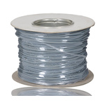 RS PRO Grey 2.5 mm² Hook Up Wire, 14 AWG, 45/0.25mm, 100m, PVC Insulation