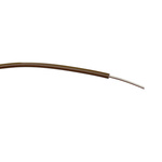 RS PRO Brown 0.3 mm² Hook Up Wire, 1/0.6 mm, 100m, PVC Insulation