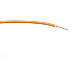 RS PRO Orange 0.3 mm² Hook Up Wire, 1/0.6 mm, 100m, PVC Insulation