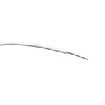 RS PRO White 0.3 mm² Hook Up Wire, 1/0.6 mm, 100m, PVC Insulation