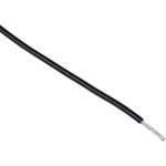 RS PRO Black 0.5 mm² Hook Up Wire, 16/0.2 mm, 100m, PVC Insulation