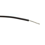 RS PRO Black 0.5 mm² Hook Up Wire, 16/0.2 mm, 500m, PVC Insulation