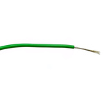 RS PRO Green 0.5 mm² Hook Up Wire, 16/0.2 mm, 500m, PVC Insulation