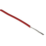 RS PRO Red 0.5 mm² Hook Up Wire, 16/0.2 mm, 500m, PVC Insulation