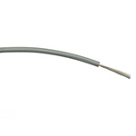 RS PRO Grey 0.75 mm² Hook Up Wire, 24/0.2 mm, 100m, PVC Insulation