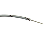RS PRO Black/Grey 0.22 mm² Hook Up Wire, 7/0.2 mm, 100m, PVC Insulation