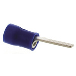 TE Connectivity, PLASTI-GRIP Insulated Crimp Blade Terminal 10.3mm Blade Length, 1mm² to 2.6mm², 16AWG to 14AWG, Blue
