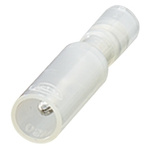 Nichifu, PC Insulated Male Crimp Bullet Connector, 0.5mm² to 0.75mm², 20AWG to 18AWG, 5.1mm Bullet diameter, Clear