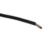 Alpha Wire EcoWire Series Black 0.75 mm² Hook Up Wire, 18 AWG, 16/0.25 mm, 30m, MPPE Insulation