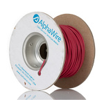 Alpha Wire EcoWire Series Red 0.75 mm² Hook Up Wire, 18 AWG, 16/0.25 mm, 30m, MPPE Insulation