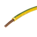 Lapp ÖLFLEX® H07Z-K 90° Series Green/Yellow 2.5 mm² Hook Up Wire, 13 AWG, 100m