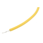 RS PRO Yellow 0.33 mm² Hook Up Wire, 22 AWG, 17/0.16 mm, 100m, PVC Insulation