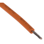 RS PRO Orange 0.2 mm² Hook Up Wire, 24 AWG, 11/0.16 mm, 100m, XLPE Insulation