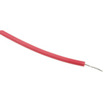 RS PRO Red 0.13 mm² Hook Up Wire, 26 AWG, 7/0.16 mm, 100m, XLPE Insulation