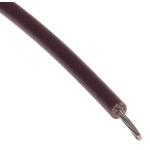 RS PRO Brown 0.13 mm² Hook Up Wire, 26 AWG, 7/0.16 mm, 100m, PVC Insulation