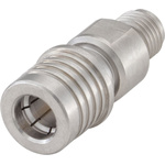 28S132-K00N5 | Straight 50Ω Adapter QMA Plug to SMA Jack 18GHz