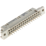 284168 | ERNI 32 Way 2.54mm Pitch Class C2, 2 Row, Straight DIN 41612 Connector, Socket