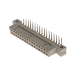 294722 | ERNI, ERNIPRESS 32 Way 2.54mm Pitch, Type Q/2 Class C2, 2 Row, Right Angle DIN 41612 Connector, Socket