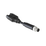 PXPPVC08FIM08AYT010PVC | Bulgin Male Pole M8 Plug to 8 Pole M8 Plug Adapter