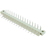 A 21-S1/SILVER | ASSMANN WSW 5mm Pitch 21 Way 2 Row Right Angle Male DIN 41617 Connector, Solder Termination, 2A
