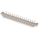 A 31-S1/SILVER | ASSMANN WSW 5mm Pitch 31 Way 2 Row Right Angle Male DIN 41617 Connector, Solder Termination, 2A