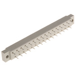 A 31-L2/SILVER | ASSMANN WSW 5mm Pitch 31 Way 2 Row Straight Female DIN 41617 Connector, Solder Termination, 2A