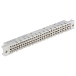 284170 | ERNI 64 Way 2.54mm Pitch, Type C Class C2, 2 Row, Straight DIN 41612 Connector, Socket