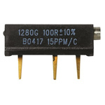 Y0056100R000K0L | 100Ω, Through Hole Trimmer Potentiometer 0.75W Side Adjust Vishay Foil Resistors, 1280G