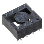 ICF-308-T-O-TR | Samtec, ICF 2.54mm Pitch Straight 8 Way, SMT Turned Pin Open Frame ZIF IC Dip Socket