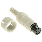 Hirschmann, MAK 4 Pole Din Socket, DIN 41524, 4A, 34 V ac/dc IP30, Screw Lock, Female, Cable Mount